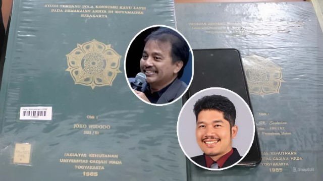 VIRAL Skripsi Kayu Lapis Jokowi Disebut Masih Utuh dan Bisa Diunduh, Isu Skripsi Palsu Terbantahkan?