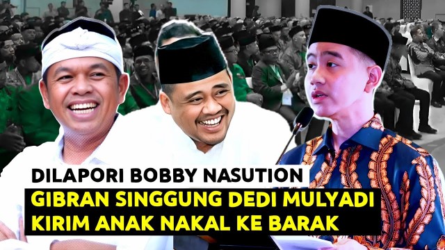 Sumut Juara Masalah Narkoba, Gibran Minta Bobby Tiru Ide Demul: Kirim Anak Bandel ke Pesantren!