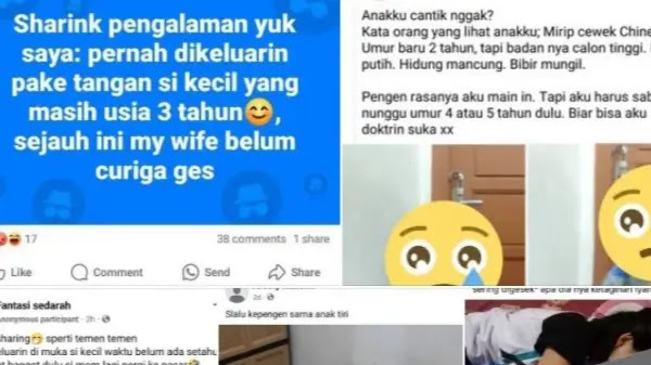 Viral Grup Inses Fantasi Sedarah di Facebook, Isinya Menjijikan!