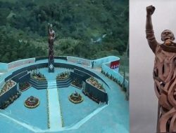Penampakan Patung Juma Jokowi Senilai Rp 2,5 Miliar di Karo Sumut, Keren Enggak?