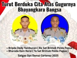 Berawal dari Kontak Tembak dengan KKB, 2 Anggota Brimob Gugur di Puncak Jaya