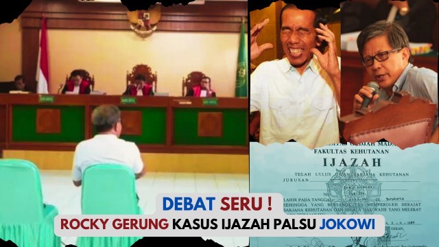 Rocky Gerung: Jokowi Pembuat Gaduh dan Mengancam Integrasi Nasional!