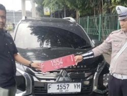 Viral! Mobil Dinas Bappenda Bogor Palsukan Plat Nomor, Kena Tilang Polisi