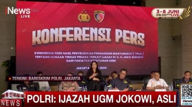 Aduan TPUA Tak Terbukti, Bareskrim Polri Sebut Ijazah Jokowi Asli!