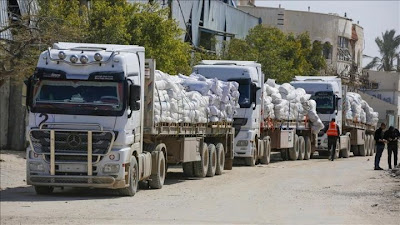 Truk Bantuan PBB Tembus Gaza Setelah 11 Pekan Blokade