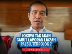 Ijazahnya Dipastikan Asli, Jokowi Tak Akan Cabut Laporan di Polda Metro: Proses Hukum Jalan Terus!