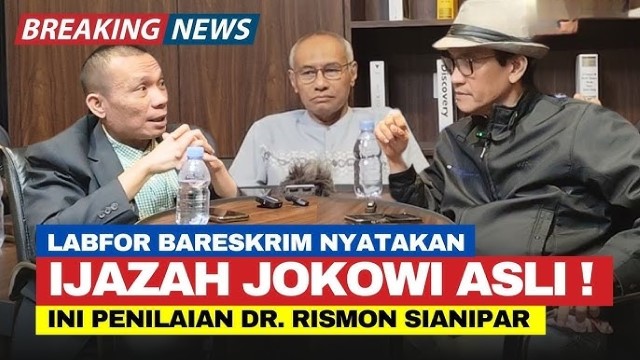 Rismon Sepelekan Hasil Forensik Bareskrim Ijazah Jokowi: Ada 4 Hal Janggal dan Tak Sinkron!