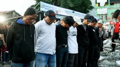 Sejumlah Anggota GRIB Jaya yang Diduga Duduki Lahan BMKG Diangkut Polisi, Posko Ormas Hercules Diratakan