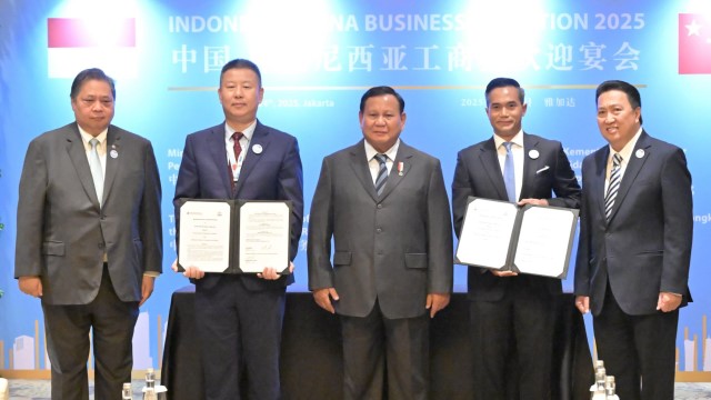 Prabowo ke Perusahaan China: Terima Kasih Telah Ciptakan Lapangan Kerja di Indonesia!