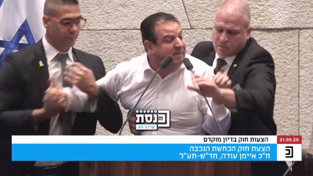 VIRAL Politikus Israel Ditarik Dari Podium Saat Bicara Kondisi Gaza: Ini Kebenaran!