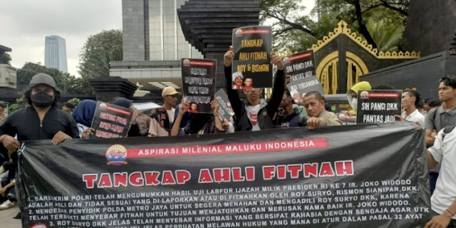 Bela Jokowi, Aspirasi Milenial Maluku Desak Polda Metro Tangkap Roy Suryo dkk