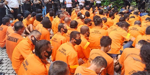 Polisi Amankan 3.599 Preman di Jakarta