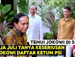 Menarik! Raja Juli Antoni Mendadak Temui Jokowi di Solo, Bahas Calon Ketua Umum PSI?