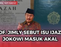 Pandangan Prof Jimly Asshiddiqie Soal Ijazah Palsu Jokowi Layak Dijadikan Referensi!