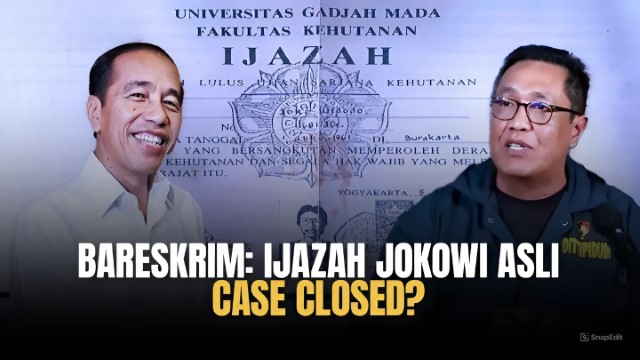 Mengejutkan! Pengamat Curiga Bareskrim Polri Sengaja Beri Kode Ini ke Masyarakat Soal Ijazah Jokowi