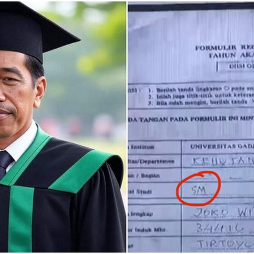 Sarjana Muda atau Insinyur? Tanda Lingkaran di Formulir Registrasi Jokowi Picu Teka-Teki Baru