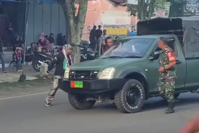 Nyaris Bentrok, Ini Alasan Ormas GPK Tendang Mobil TNI di Magelang