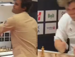 Frustrasi Kalah dari Pecatur India, Magnus Carlsen sampai Gebrak Meja