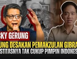 Seret Nama Jokowi, Rocky Gerung Soal Pemakzulan Gibran: Bukan Proses Berbahaya!
