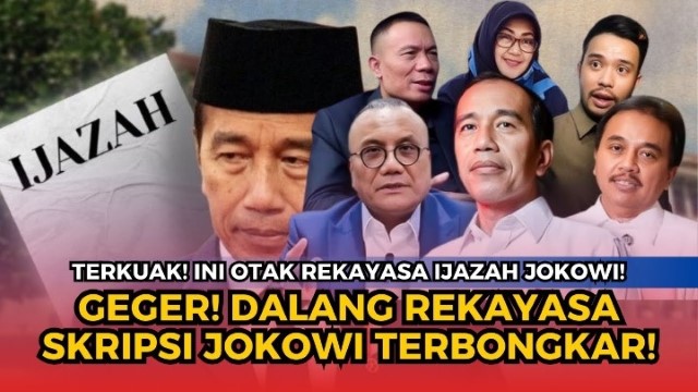Senior PDIP Bongkar Dugaan Rekayasa Ijazah dan Skripsi Jokowi: Warga Waras Tak Bisa Dibohongi!