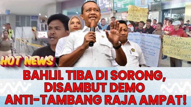 Waduh! Bahlil Diteriaki Penipu di Bandara DEO Sorong, Massa Marah Menteri Kabur Lewat Pintu Belakang