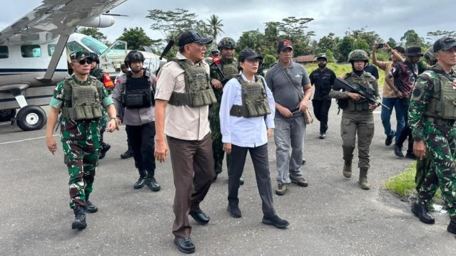 GAWAT! Pesawat Yang Bawa Menkeu dan Menhan ke Nduga Jadi Target Serangan TPNPB-OPM, Ditetapkan DPO