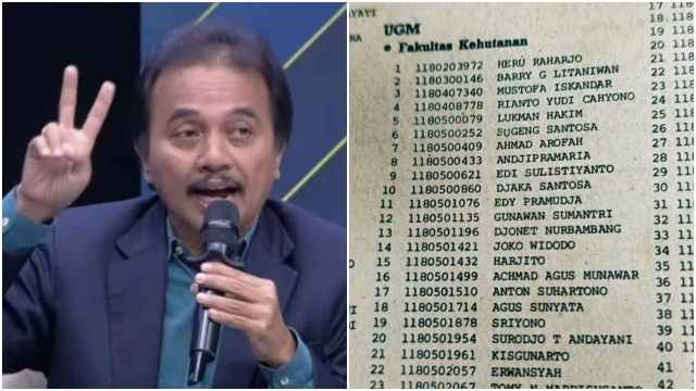 Roy Suryo Ungkap Kejanggalan Pemberitaan Koran yang Berisi Pengumuman Hasil Ujian Masuk UGM 1980