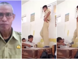 Viral Oknum Guru SMPN 1 Karangawen Demak Tendang Kepala Siswa dari Atas Meja