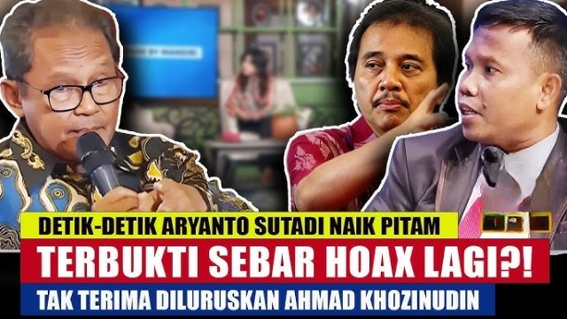 HEBOH Penasihat Ahli Kapolri Teriak Histeris Saat Debat Dengan Roy Suryo Cs: Diam!