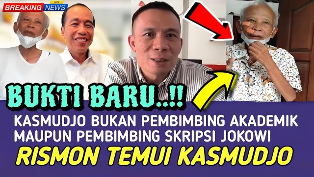 [UPDATE] Pak Kasmudjo Akhirnya Ngaku Bukan Dosen Pembimbing Skripsi dan Bukan Dosen Pembimbing Akademik Jokowi: Fix Mulyono Ngibul!
