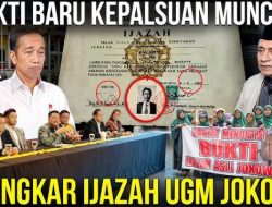 Tipu-Tipu Ijazah Jokowi Akhirnya Terbongkar