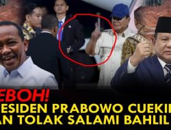 VIRAL Prabowo Tolak Salaman Dengan Menteri ESDM Bahlil, Publik Heboh: Sinyal Ketidaksukaan?
