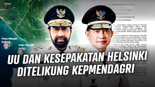 Apa Itu Perjanjian Helsinki Yang Disinggung JK di Sengketa 4 Pulau? SIMAK!