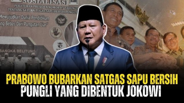 Prabowo Bubarkan Satgas Saber Pungli Warisan Jokowi: Tak Efektif atau Ada Maksud Politik?