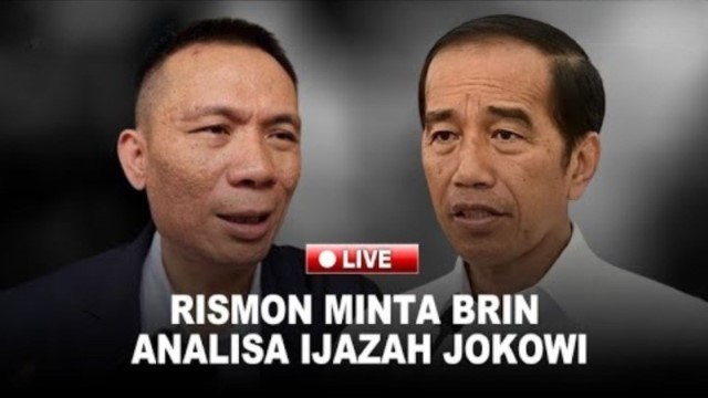 UPDATE! Rismon Sianipar Minta Ijazah Jokowi Dianalisa di BRIN-Puspom TNI: Agar Tahu Usia Tinta dan Kertasnya
