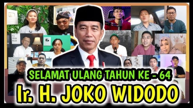 Hari Ini Jokowi Ultah ke-64, Poster Ucapan Selamat Ini Bikin Publik Syok: Innalillahi!