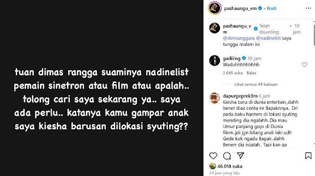 Pasha Ungu Cari Dimas Anggara, Minta Klarfikasi Usai Diduga Tantang Anaknya Berkelahi