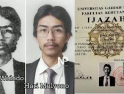 Penampakan Ijazah Jokowi Vs Hari Mulyono yang Disebut Mirip