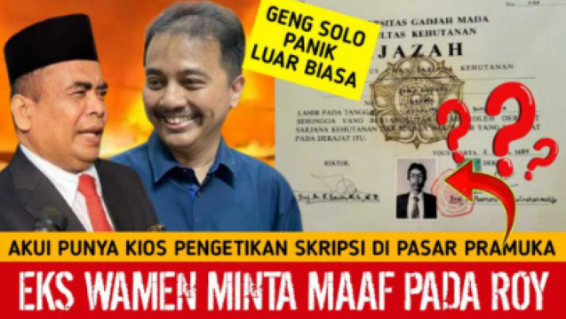 Roy Suryo Datangi Langsung Lokasi Pasar Pramuka, Temukan Banyak Informasi Mengejutkan Soal Ijazah!