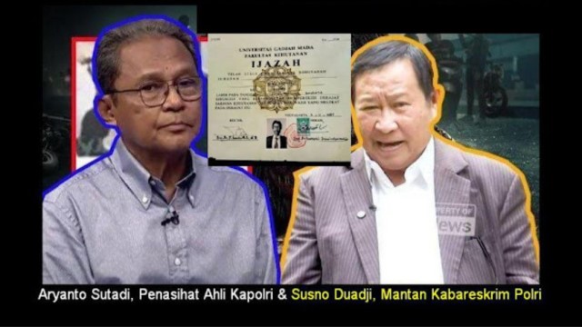 Duo Mantan Jenderal Polisi, Berbeda Tajam Perkara Ijazah Jokowi!
