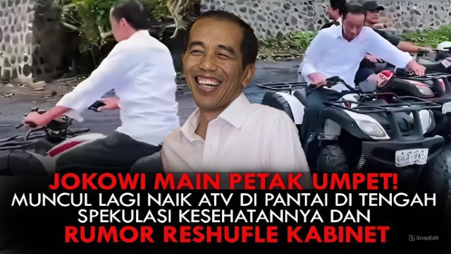Panggung Opera Biru Jokowi: “SAYA SEHAT”