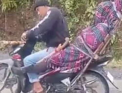 Viral Pria Bonceng Jenazah di Donggala Bukti Mirisnya Infrastruktur