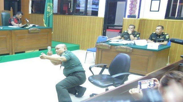 Kopda Bazarsah Penembak Mati 3 Polisi Ngaku Raup Rp 30 Juta Per Bulan dari Judi Sabung Ayam