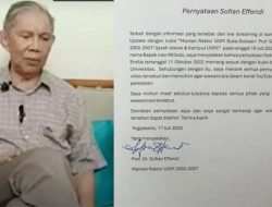 Said Didu Tahu Alasan Prof. Sofian Effendi Cabut Pernyataan soal Ijazah Jokowi, Begini Kata Dia