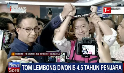 Anies: Kalau Tom Lembong Saja Bisa Dikriminalisasi, Bagaimana Jutaan Rakyat Lainnya
