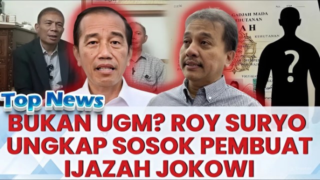 UPDATE! Roy Suryo Sebut Mr. P, Inikah Sosok Misterius Pembuat Ijazah Jokowi Yang Melapor ke Polisi Dini Hari?