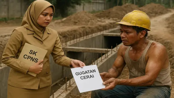Didukung Suami Jadi PNS, Istri Malah Gugat Cerai karena Malu Suami Kuli Bangunan