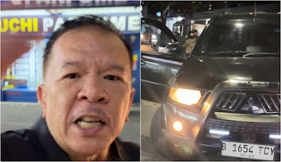 Viral! Sopir Pajero Ngamuk dan Acungkan Senpi Usai Ditegur Parkir di Tengah Jalan: Saya Aparat!