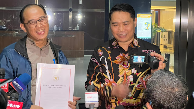 Salinan Keppres Amnesti Hasto Kristiyanto Diterima KPK