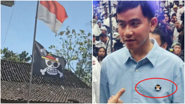 Dinilai Upaya Pecah Belah Sistematis, Ternyata Gibran Pernah Kenakan Pin Bendera One Piece saat Debat Pilpres
